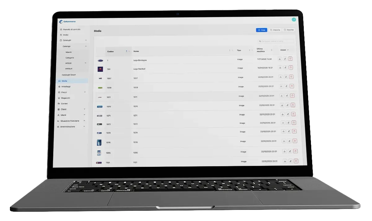 GekoBO - Catalogo prodotti - Gekommerce