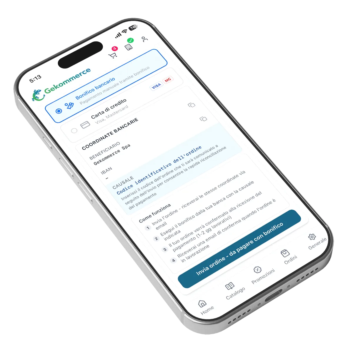 GekoCommerce - Portale ordini - Gekommerce
